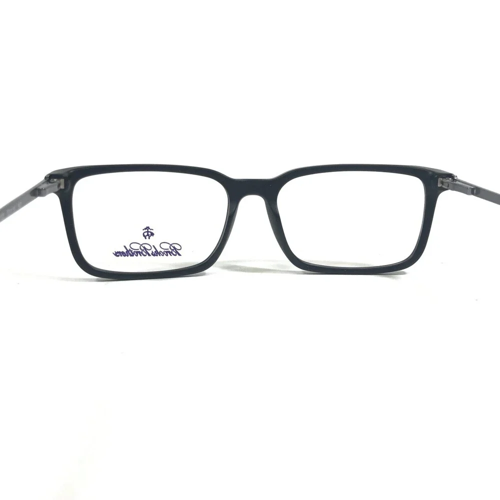 Brooks Brothers Eyeglasses Frames BB2030 6105 Black Grey Square 53-16-140